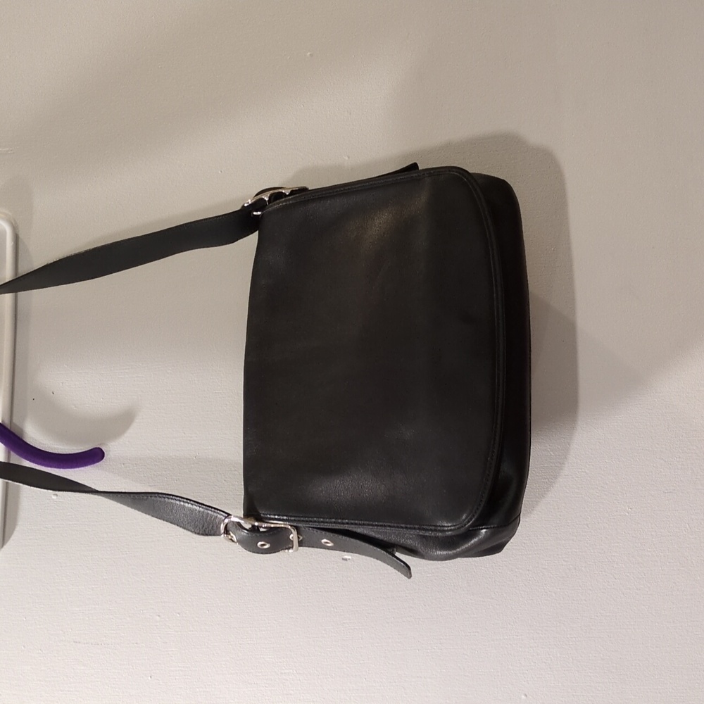 Coach Vintage Black Andrea Slim Tote Handbag